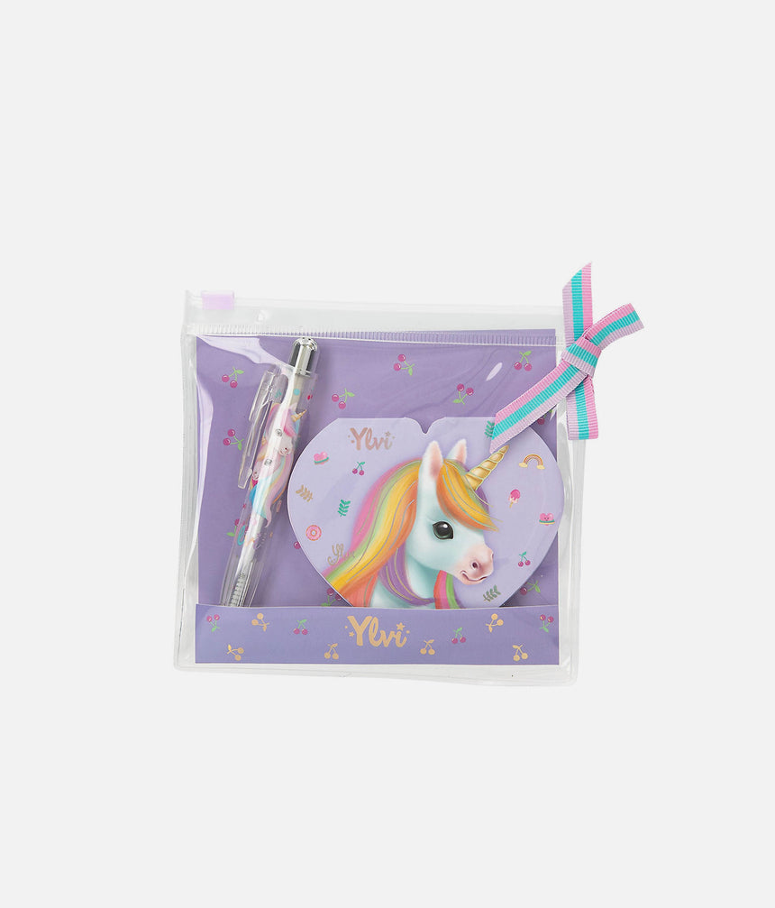 Ylvi Stationery Set, Unicorn Notepad & Pen Gift Set - 0013378
