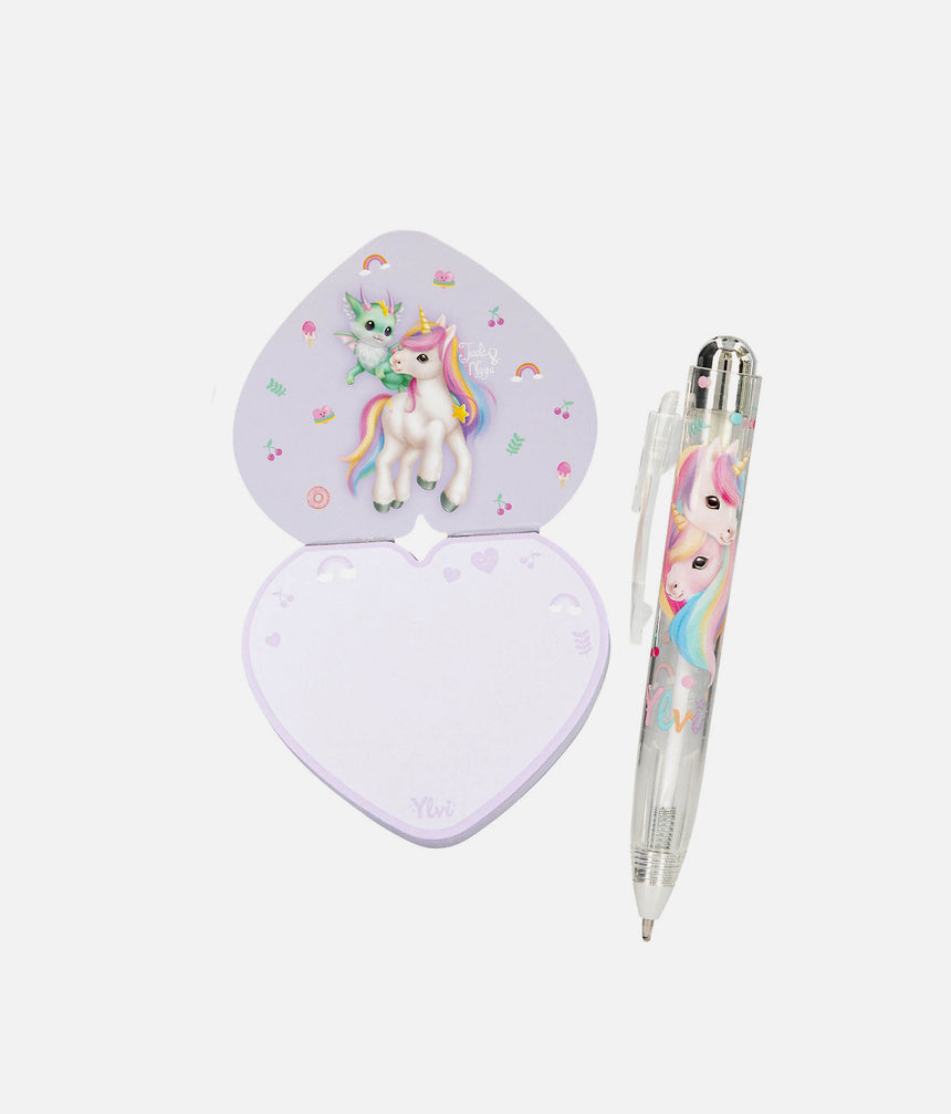 Ylvi Stationery Set, Unicorn Notepad & Pen Gift Set - 0013378