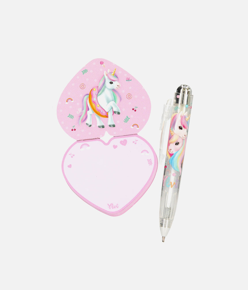 Ylvi Stationery Set, Unicorn Notepad & Pen Gift Set - 0013378