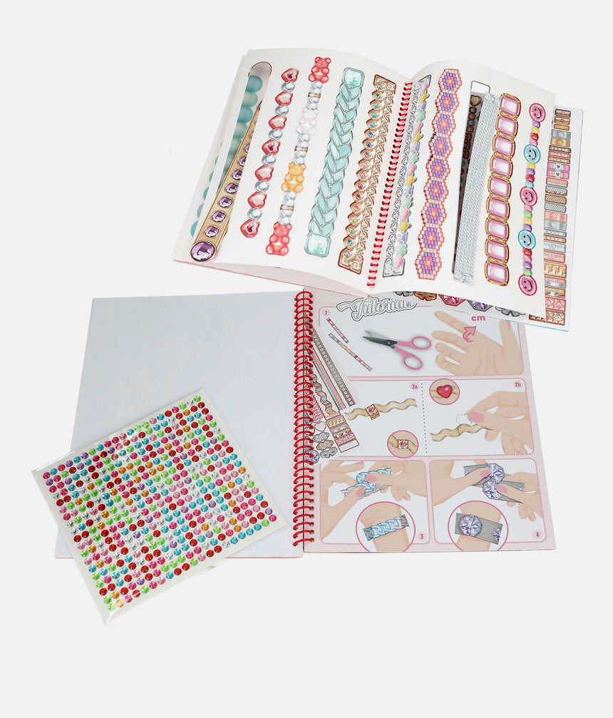 TOPModel Jewellery Colouring Book, BLING BLING Craft Kit - 0013740