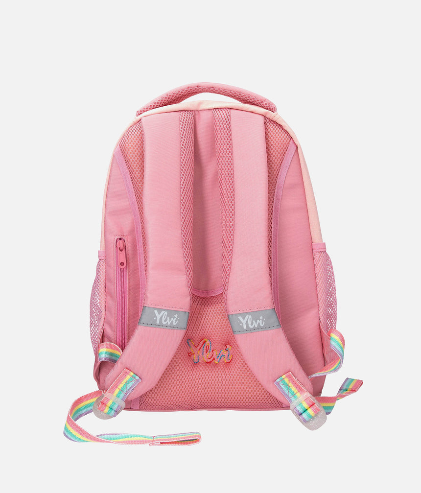 Ylvi School Backpack SUGAR POP, Rainbow Shimmer Design - 0014038