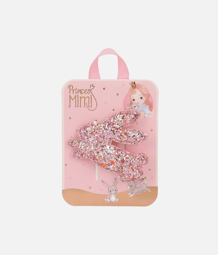 Princess Mimi Glitter Bunny Hair Clip, Magical Hair Accessory - 0014067
