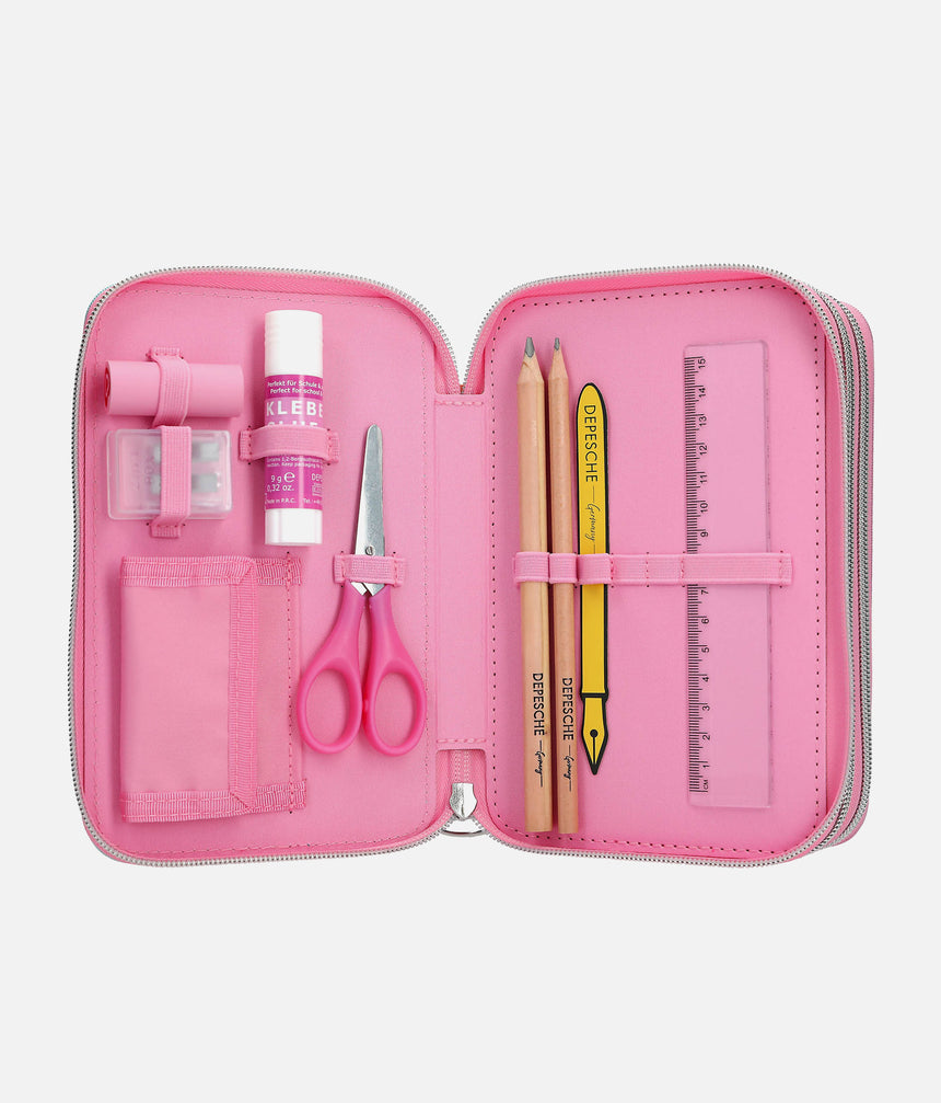 TOPModel MUSIC Triple Pencil Case with Stationery - 0014100
