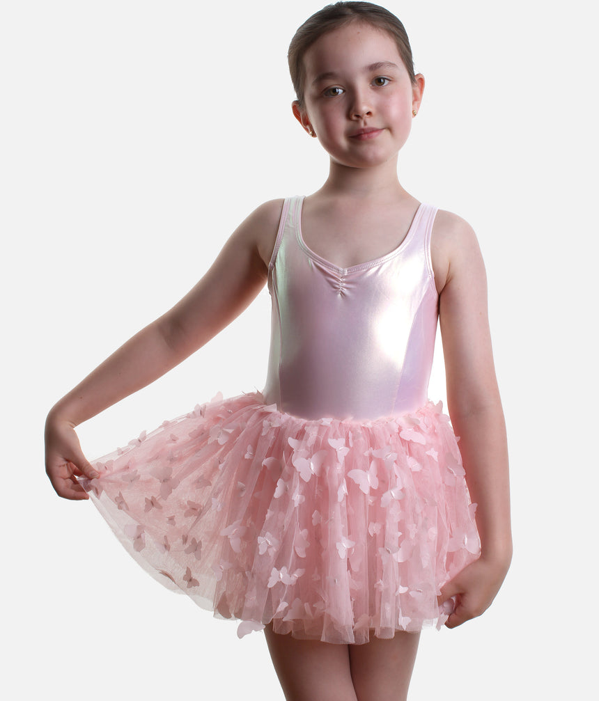 Flutter MONARCH Tutu Dress with 3D Butterfly Detailing - 12574C