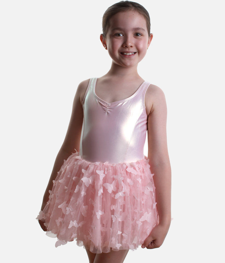 Flutter MONARCH Tutu Dress with 3D Butterfly Detailing - 12574C
