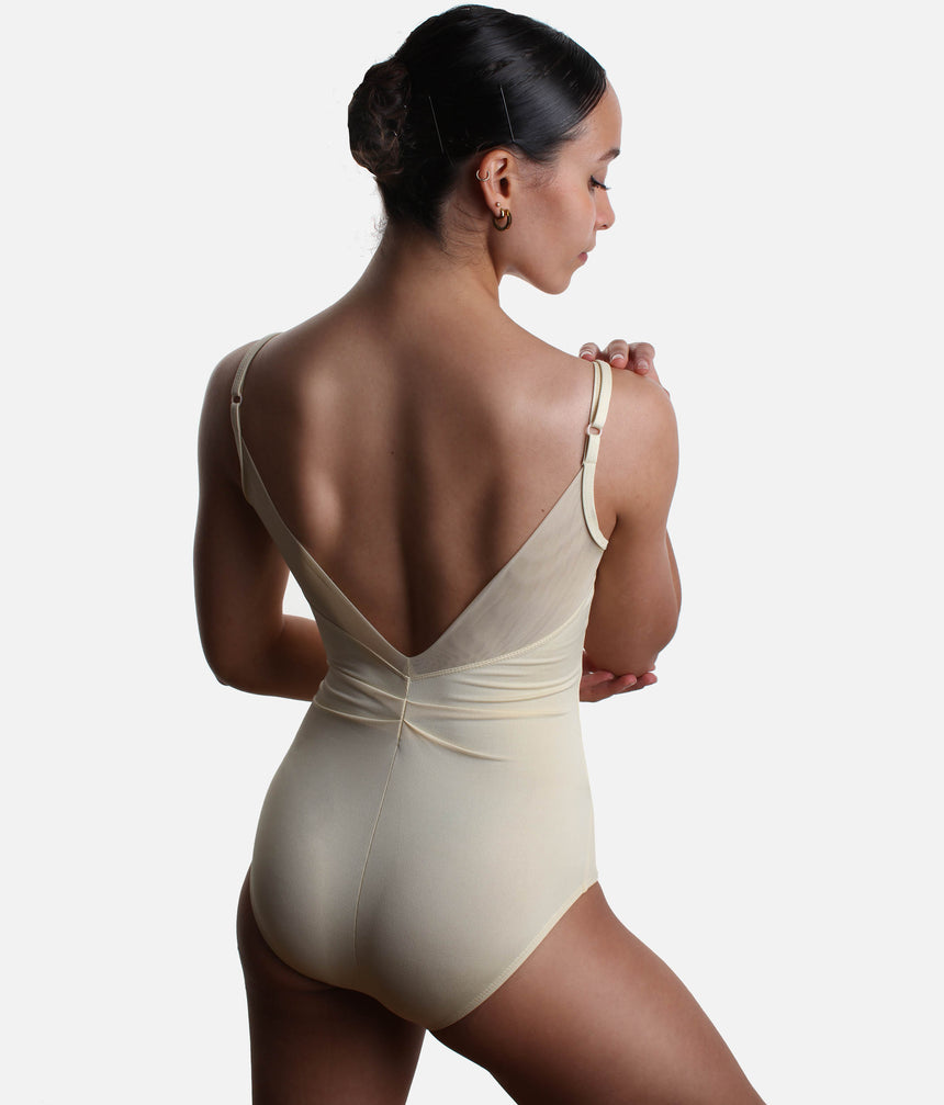 Anemoia Camisole Leotard, Flattering V-Neck with Low Back Design - 12600W