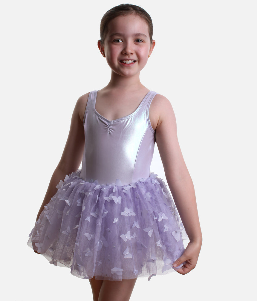 Flutter MONARCH Tutu Dress with 3D Butterfly Detailing - 12574C