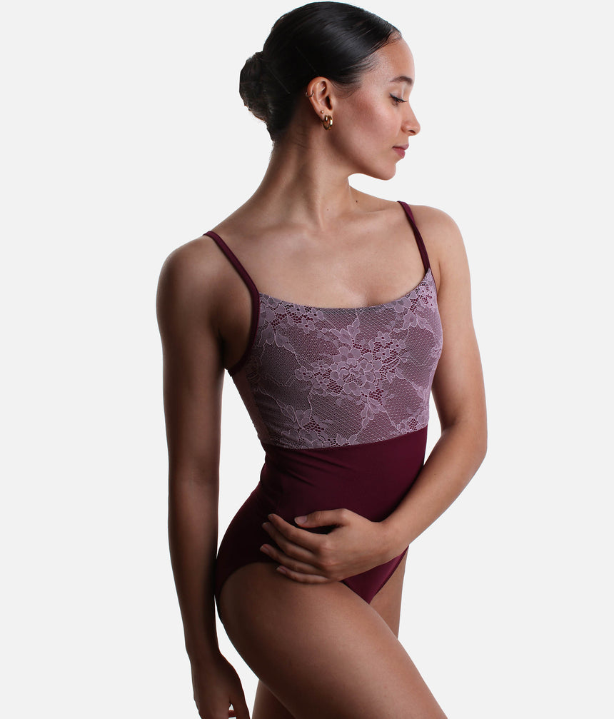 HALEY Lace Camisole Leotard, Lightweight, Quick-Dry Essential - 31727