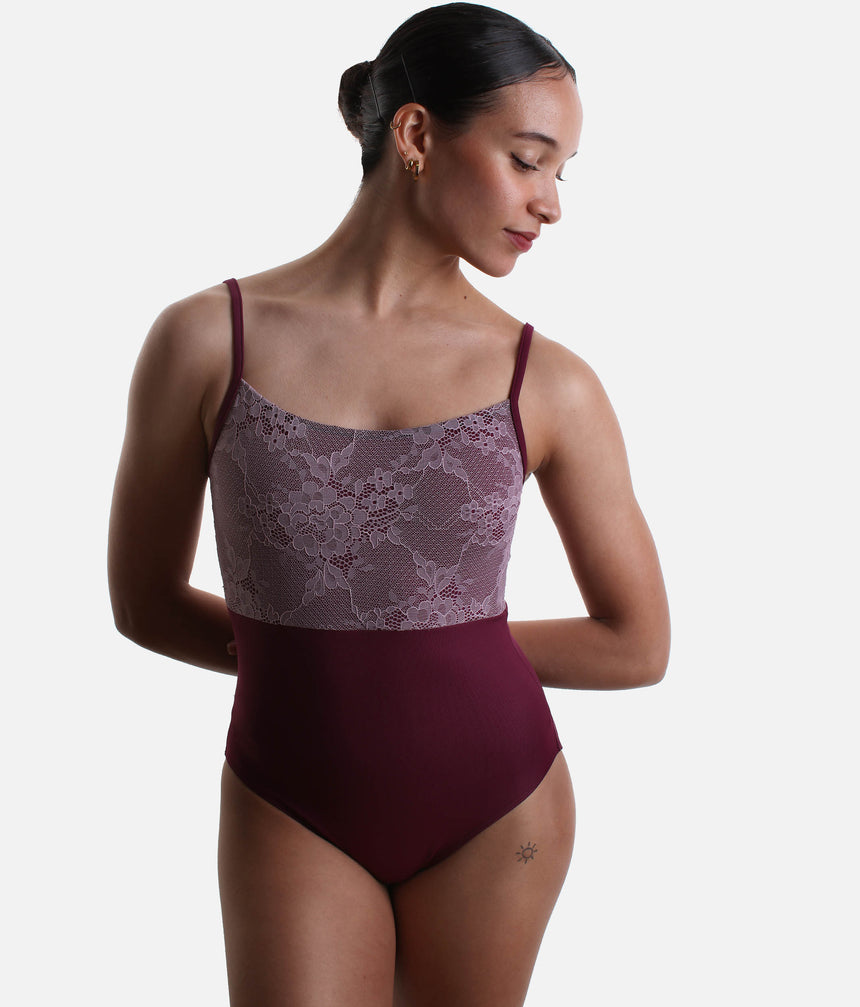 HALEY Lace Camisole Leotard, Lightweight, Quick-Dry Essential - 31727
