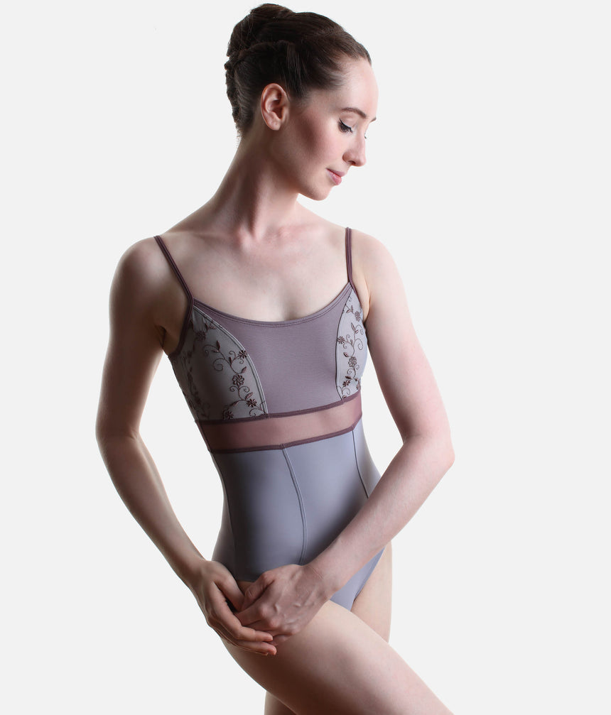 BRIGID CL Vapore • Ballet Leotard with Elegant Camisole Neckline
