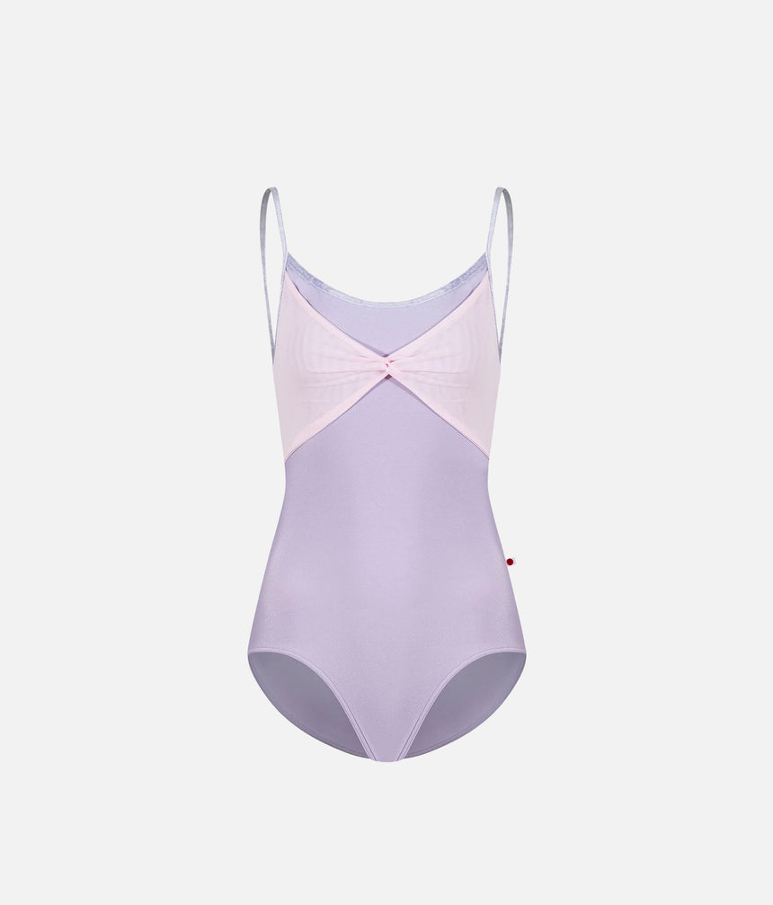 KATHY Ballet Leotard in POEM, Elegant Mesh Camisole Dance Leotard