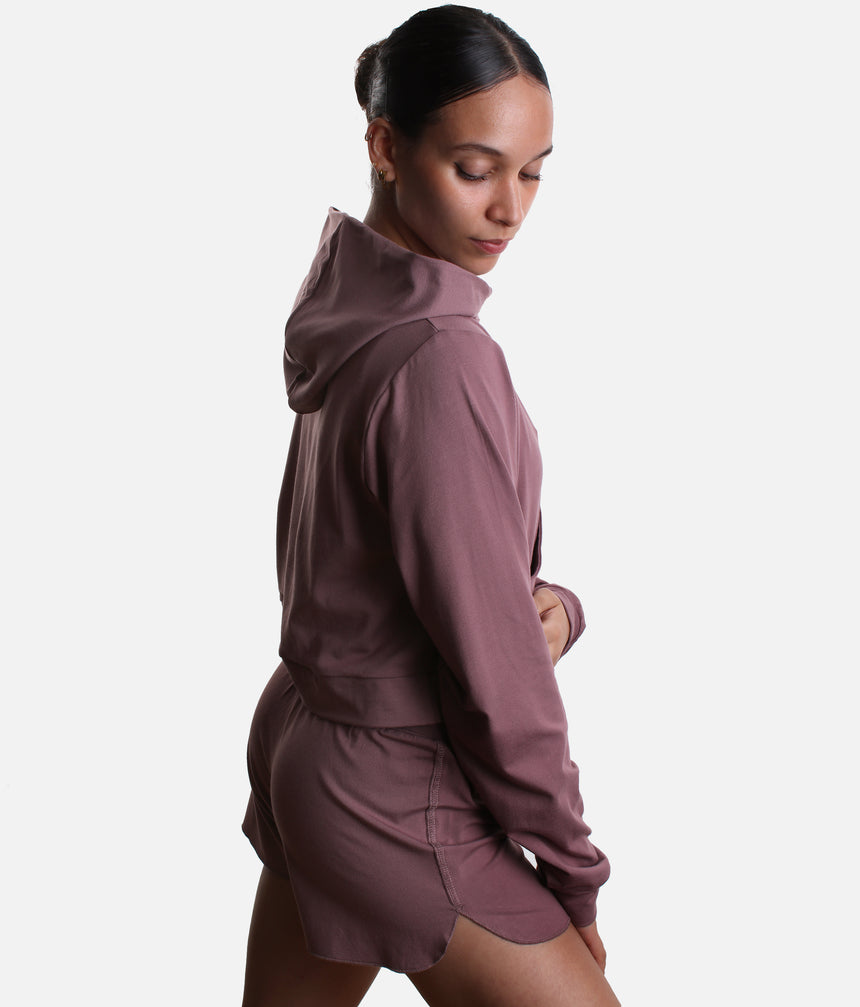REN Cropped Hoodie - Ultra Soft Bamboo Dance Warm-Up