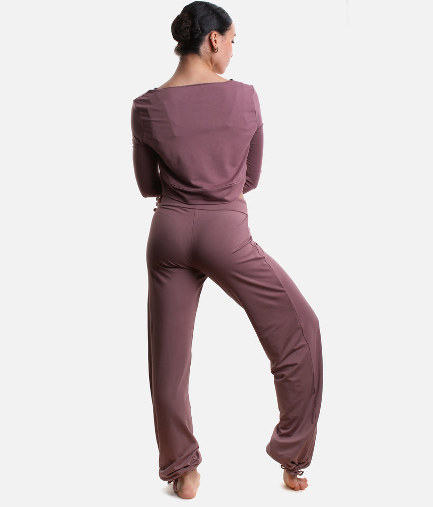 AYANA Warm-Up Pants – Soft Bamboo with Adjustable Fit