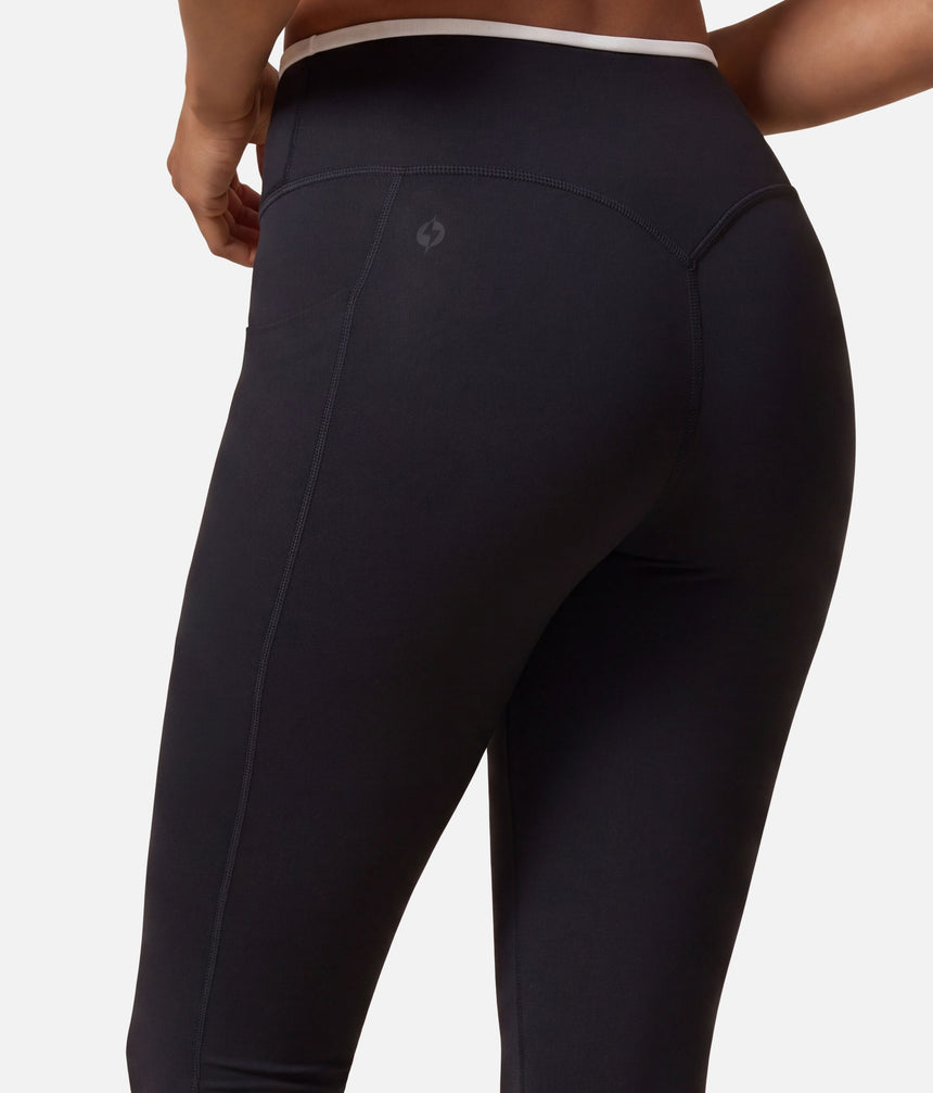 Crisscross Hourglass® Contrast Leggings • Two Deep Pockets