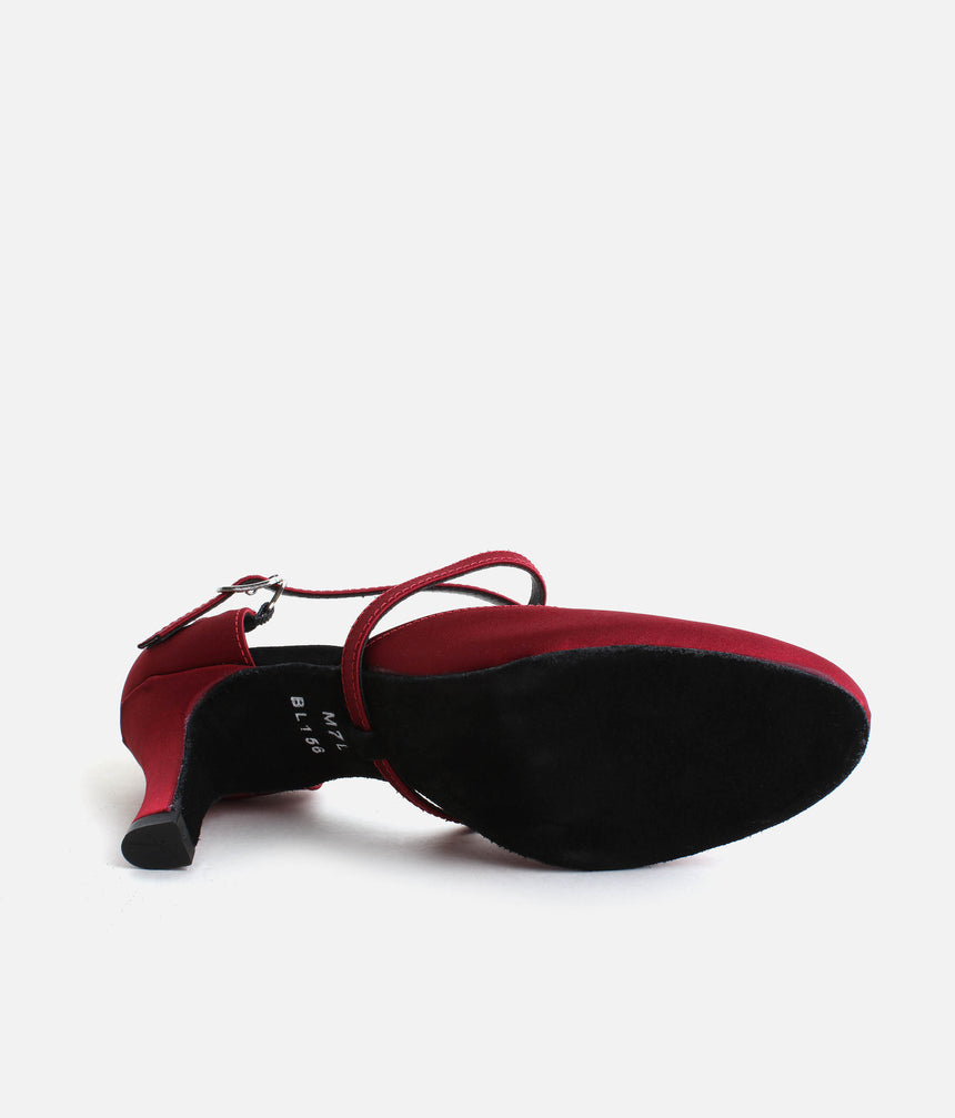 Satin Dance Shoes, Ballroom Shoes - BL156