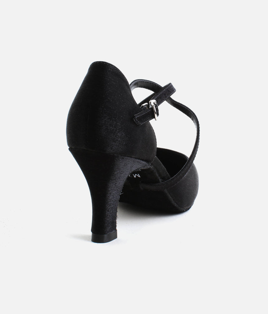 Satin Dance Shoes, Ballroom Shoes - BL156