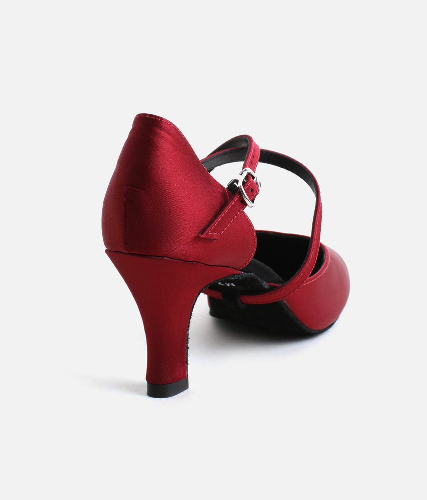 Satin Dance Shoes, Ballroom Shoes - BL156