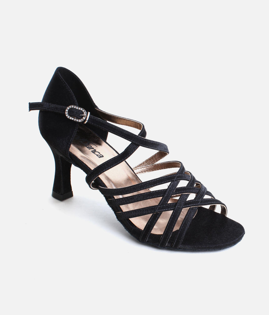 Ballroom Dancing Shoes, Satin Dance Sandals - BL178