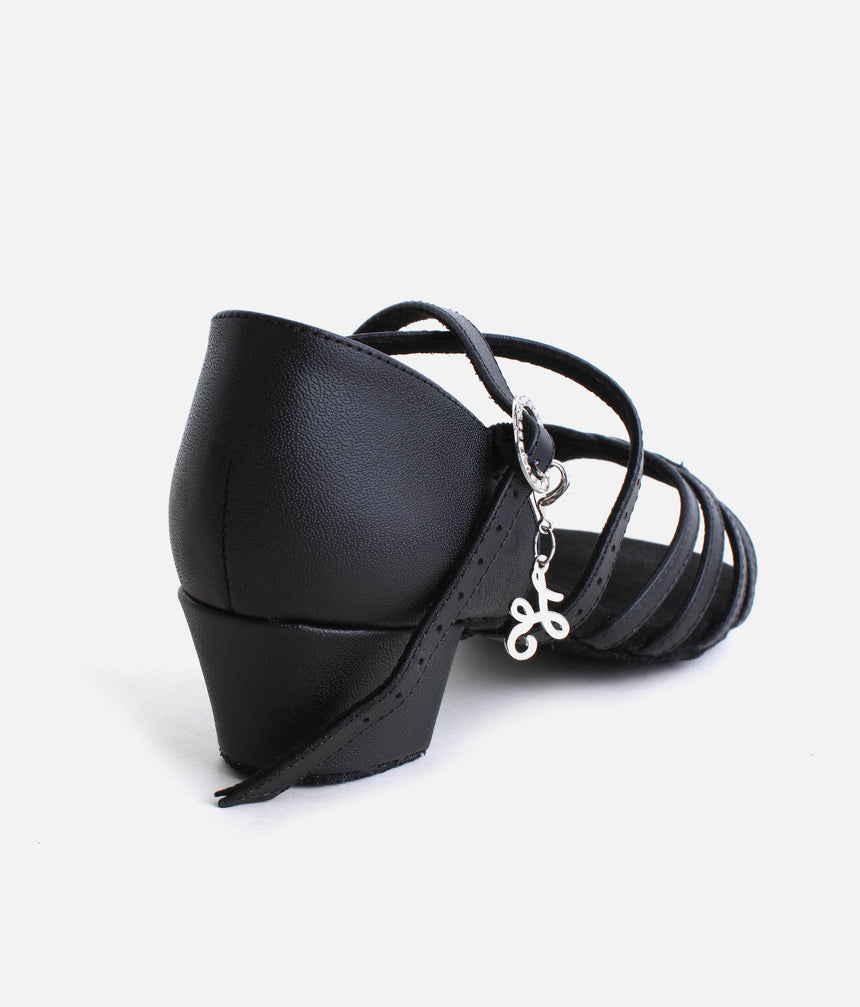 MAMBO Leather Latin Dance Shoes, Beginner Low Heel Dance Shoes - BL301