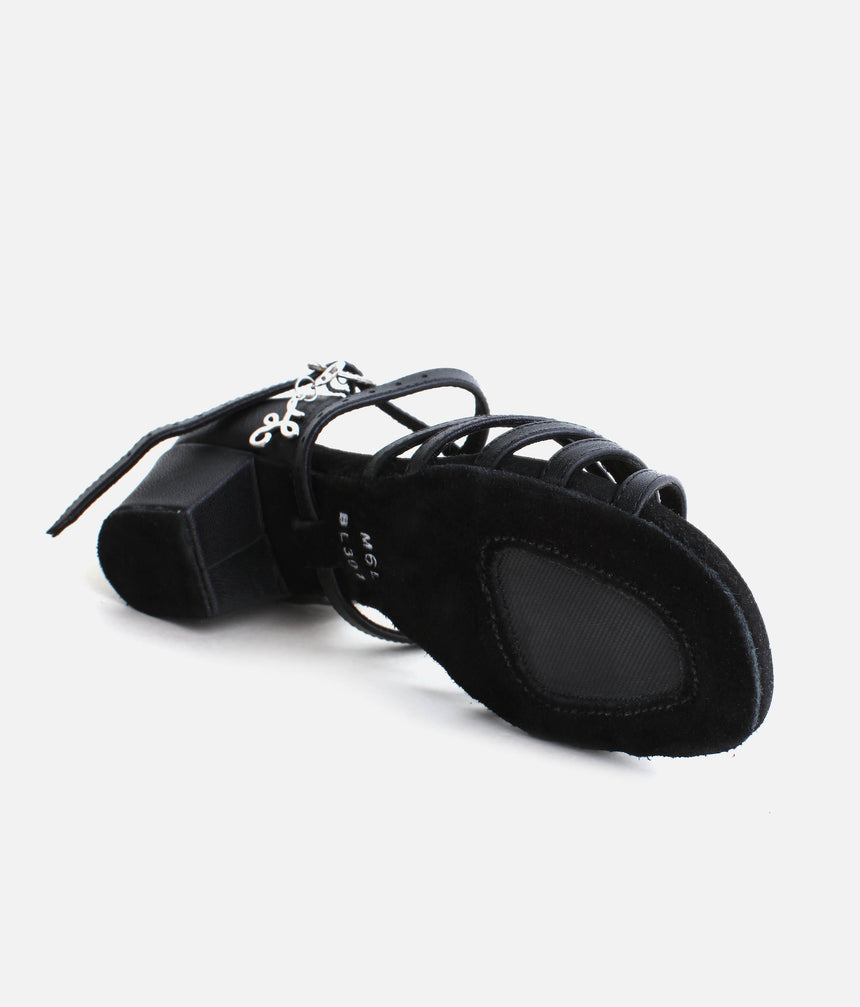 MAMBO Leather Latin Dance Shoes, Beginner Low Heel Dance Shoes - BL301