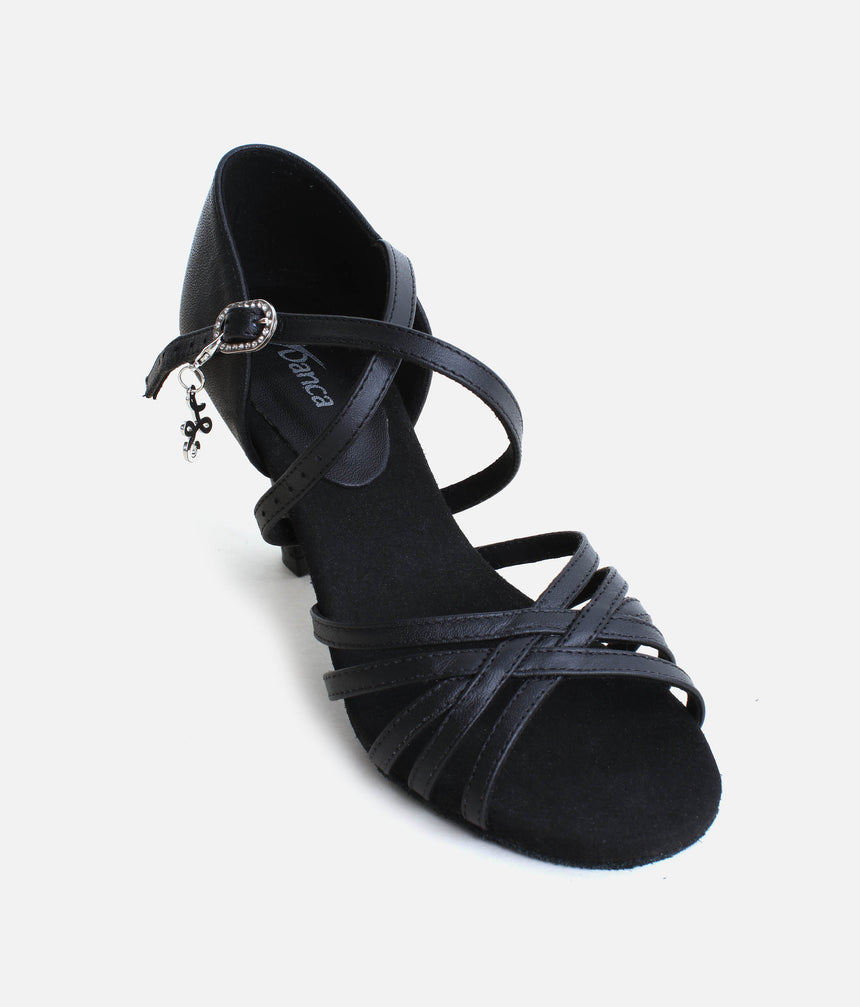 CHA CHA Latin Dance Sandals, 3” Heel Hybrid Sole - BL305