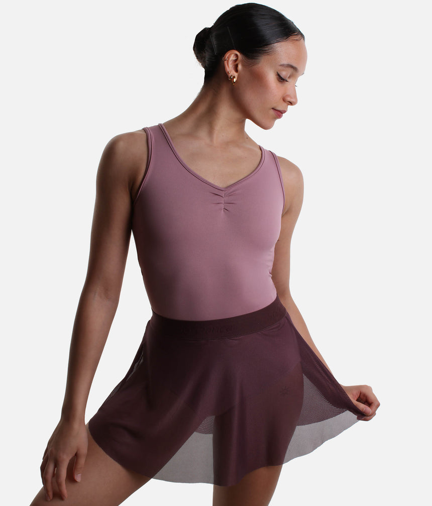 NARA Mesh Pull-On Ballet Skirt, Dance Class Essential - BY78