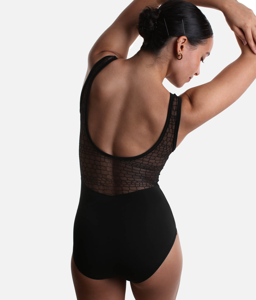 SUELI Studio Dance Leotard with Elegant High Neck Fit - BY68