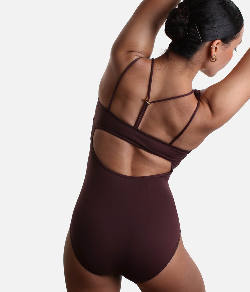 YOHANA Camisole V-Neck Leotard, Professional Studio Look - BY73