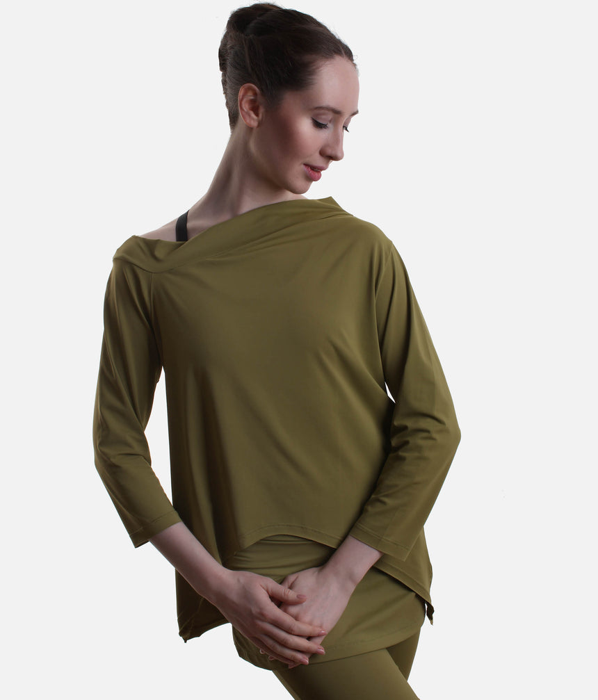 Long Sleeve Practice Top for Ballroom, Latin & Studio Training - CM64