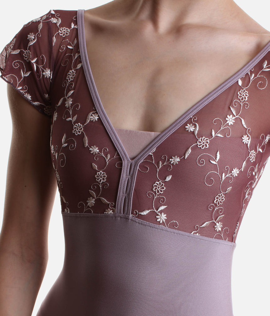 DAFNE GL Charleston Cap Sleeve Ballet Leotard, Golden Label Collection
