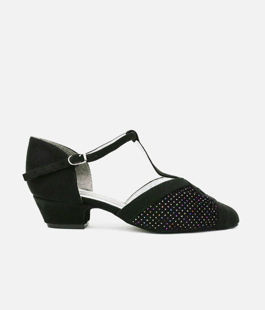 Ballroom & Latin Dance Shoe, Low Heel - Emerald