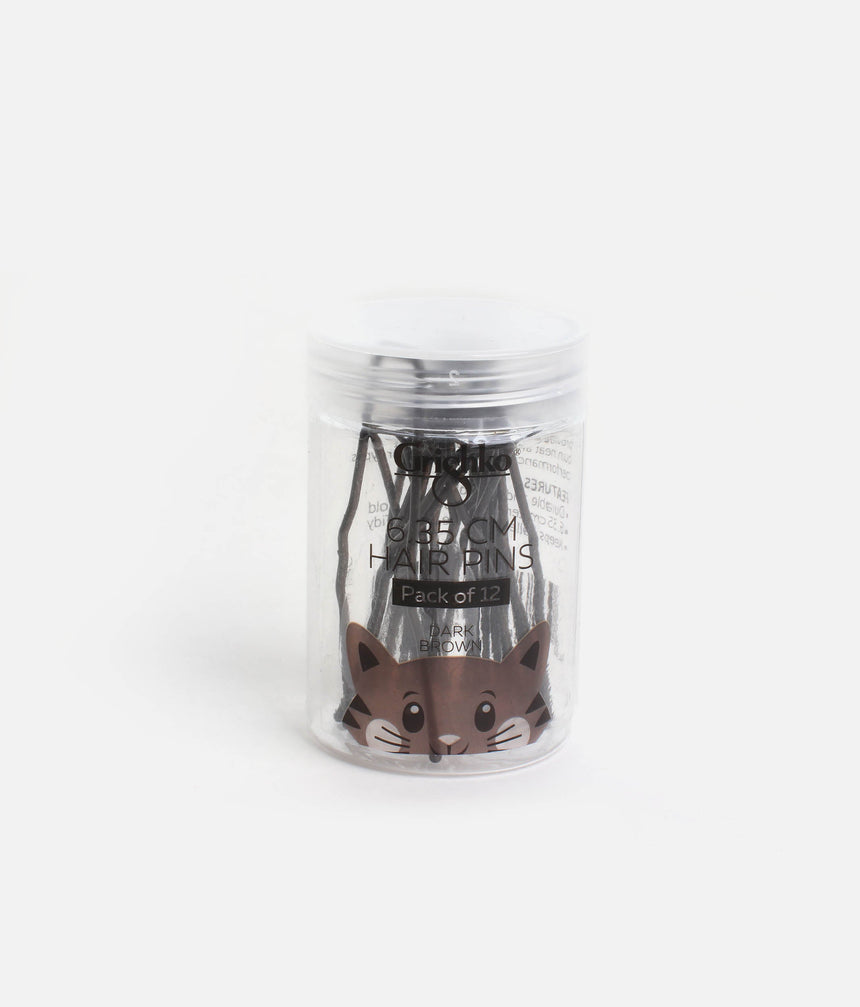 Medium Hair Pins 12 Pack, Perfect for Bigger Buns - HA2003G