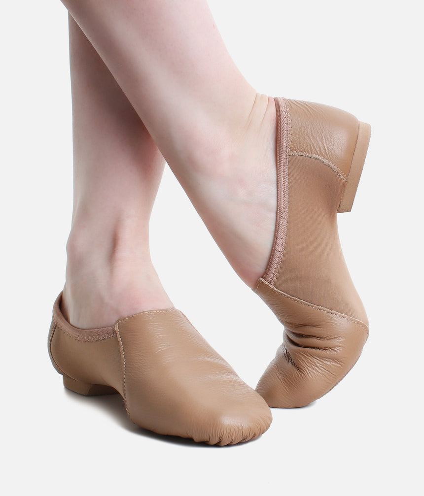 Children Best-Selling Split Sole Jazz Shoes, Phoenix Leather - JZ76