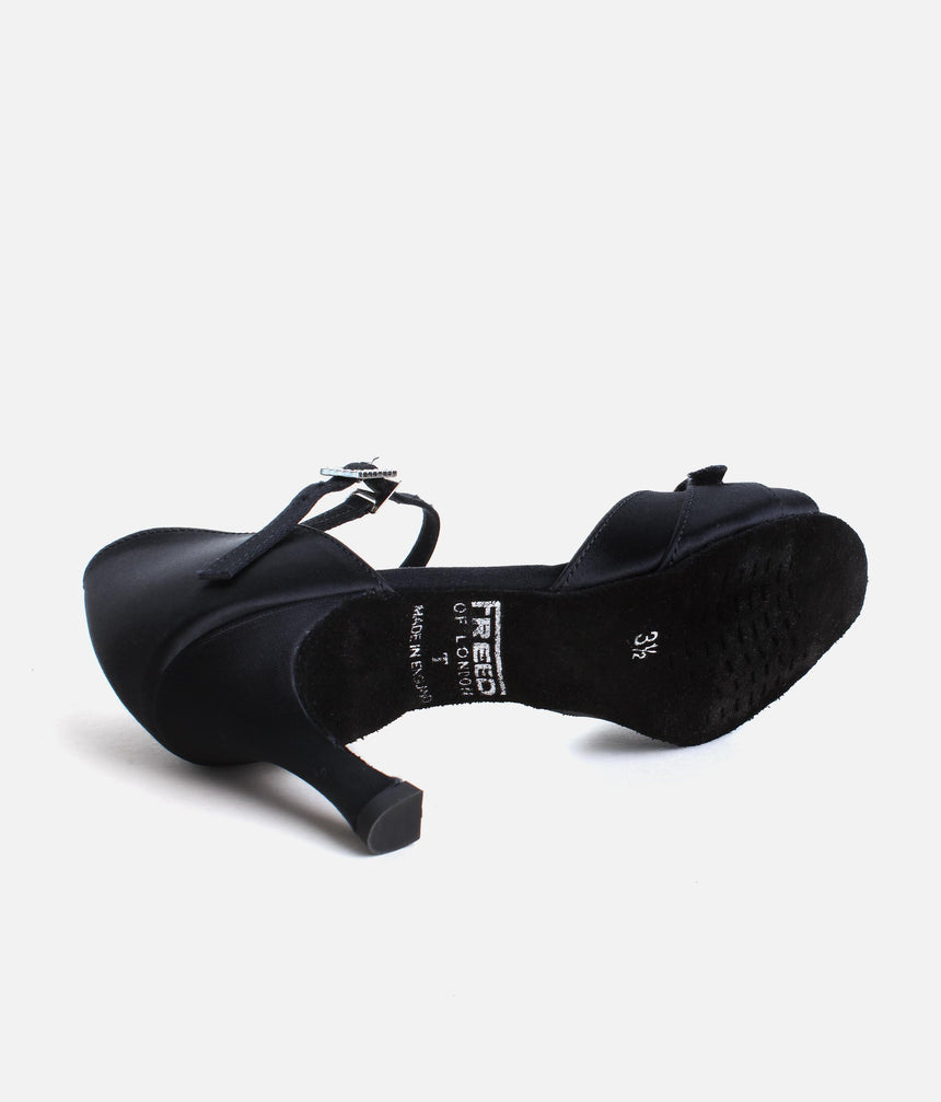 Satin Dance Shoes, Salsa Dance Shoes - Leona