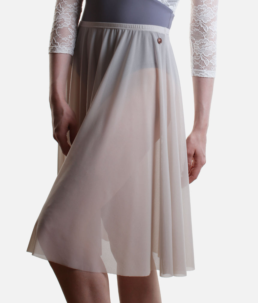 Long Ballet Rehearsal Skirt, Soft Flowing Mesh Dance Skirt - ARIANA