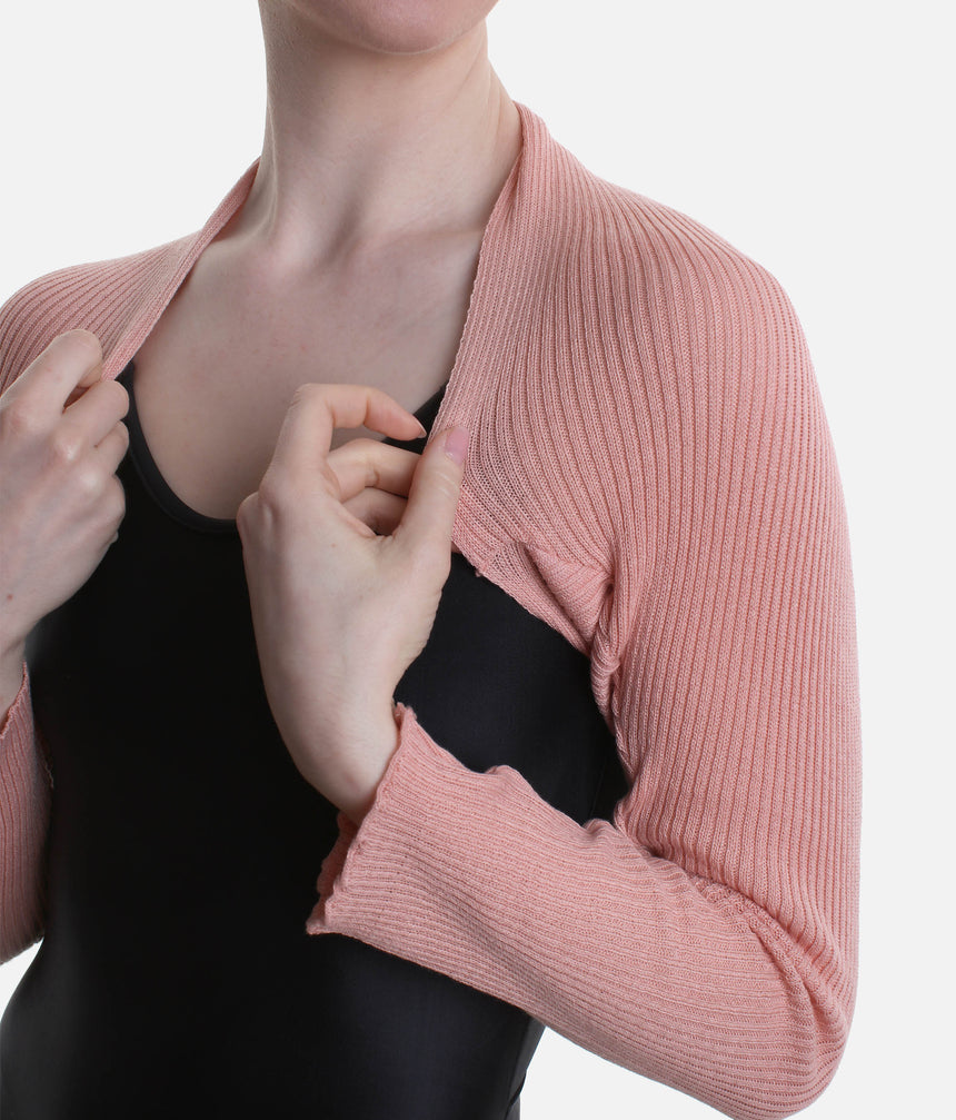 Ballet Warm-Up Shrug, Soft Knit Studio Essential for Dancers - LS52