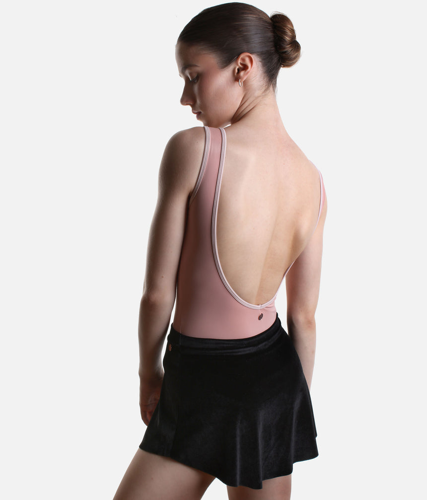 Luxury Velvet Ballet Skirt, Short Pull-On Dance Skirt - VELA