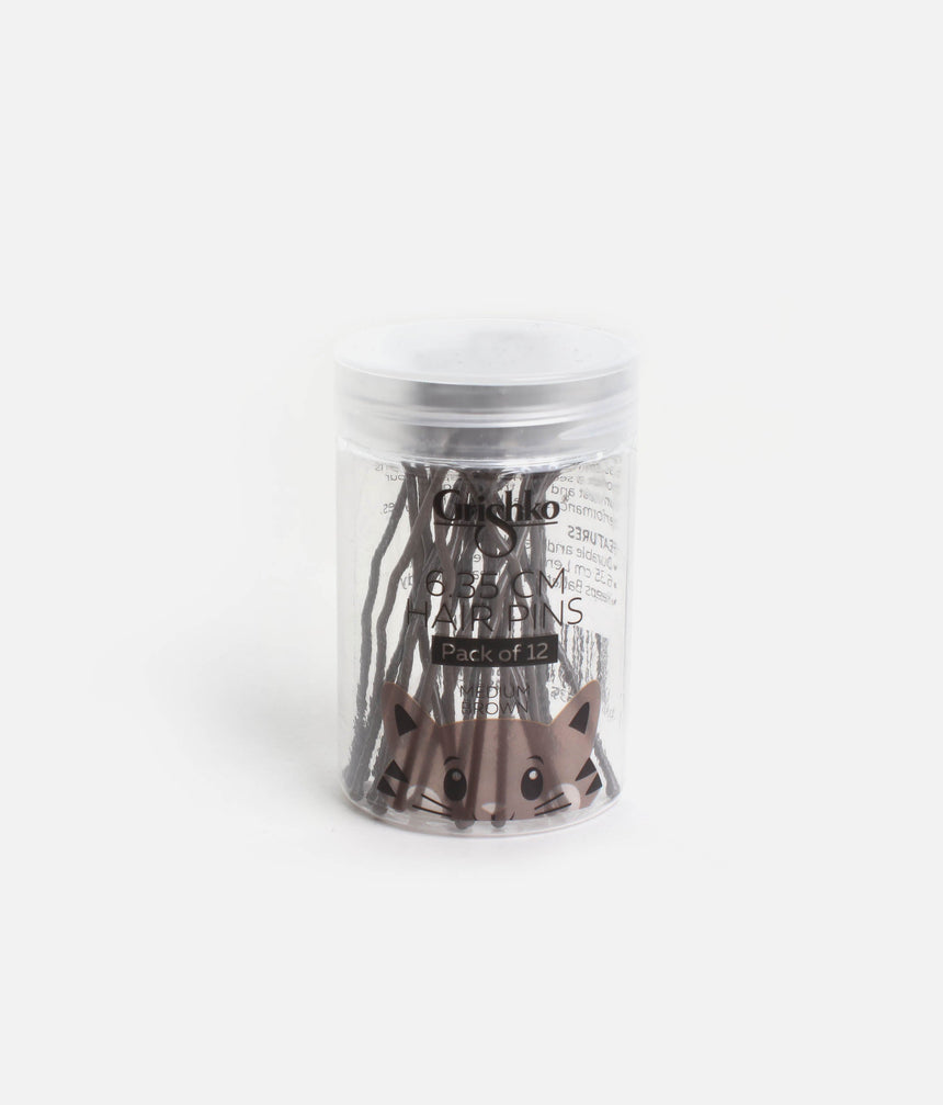 Medium Hair Pins 12 Pack, Perfect for Bigger Buns - HA2003G