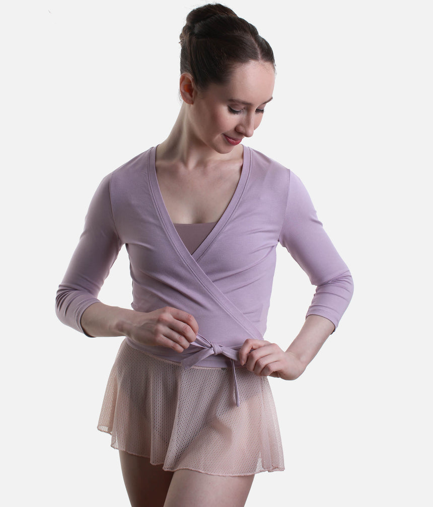 Ballet & Pilates Wrap Over, Second-Skin Studio Essential - S0733