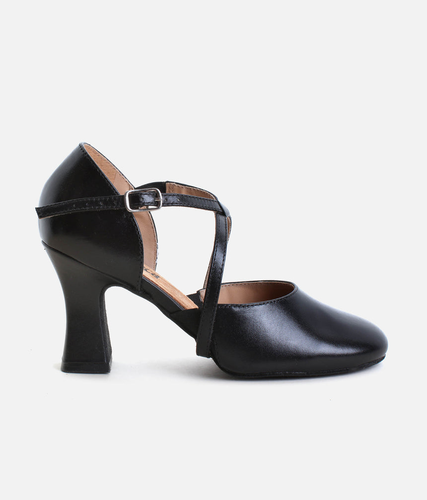 X-Strap Leather Character Shoes - SD143