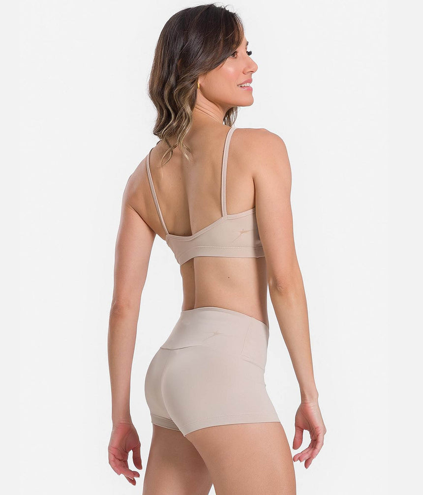 Nude Foundation Bra Top, Invisible Dance Crop Top - UG209