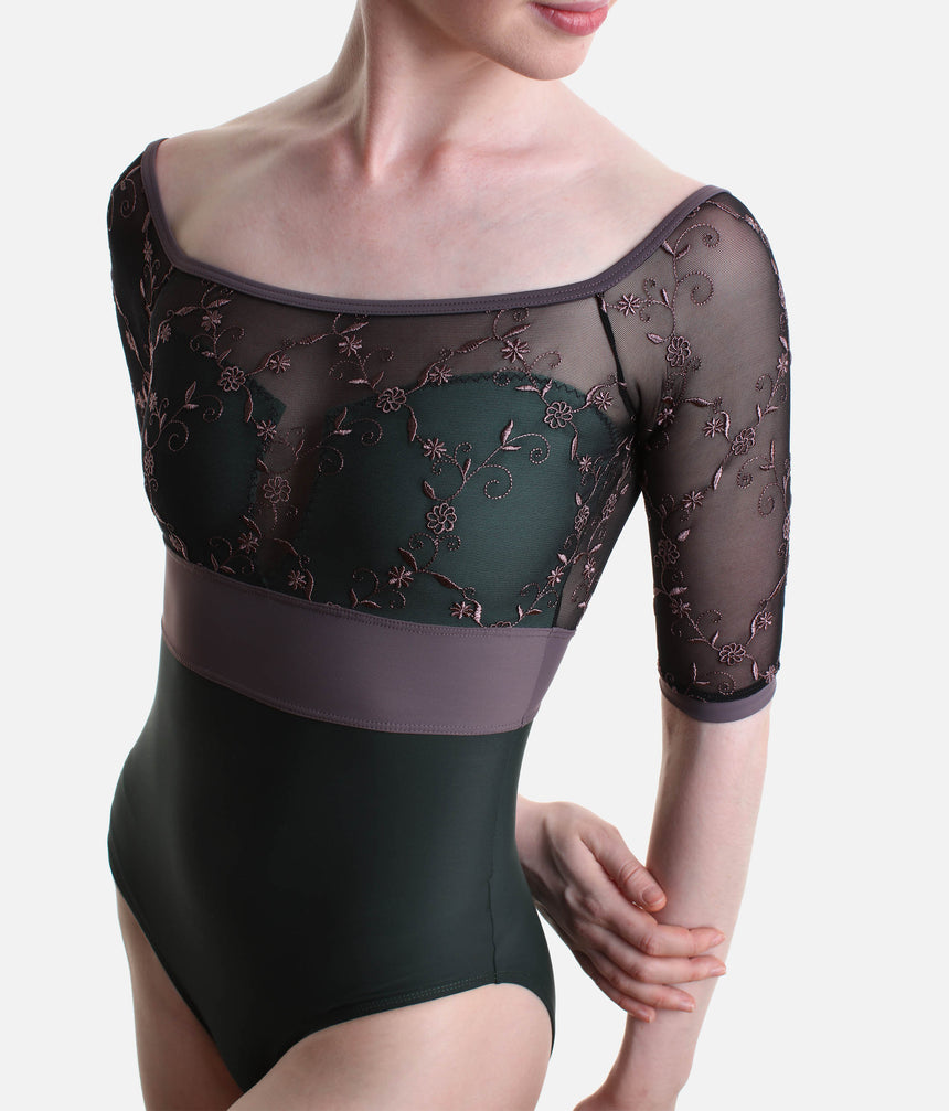 VITTORIA GL Scotland • Professional Ballet Leotard with Deep Square Open Back