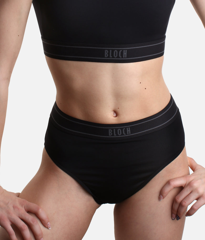 KATHERINE High Waist Dance Brief, Supportive & Stage-Ready - R90009
