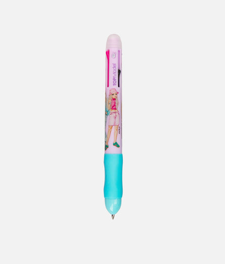 TOPModel Erasable Gel Pen, 4-in-1 Colour Ink Pen with Fashion Designs - 0013178