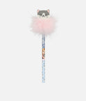 TOPModel Cat Pencil With Eraser, Fluffy Feather Top & Cute Kitten Design - 0013391