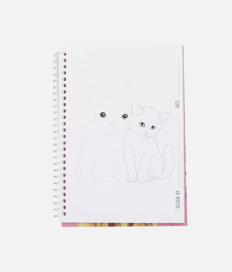 TOPModel Pocket Colouring Book, Cool designs in a handy format - 0013444