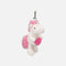 Ylvi, Plush Unicorn Pendant, Cute Clip-On Keyring - 0013636