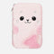 Princess Mimi Fluffy Double Pencil Case with Cute Seal Design - 0013725