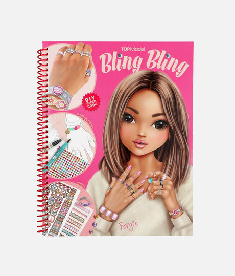 TOPModel Jewellery Colouring Book, BLING BLING Craft Kit - 0013740