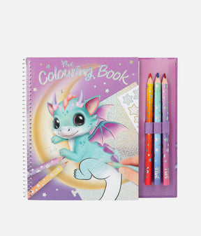 Ylvi Dragon Colouring Book, Fantasy Activity Set for Kids - 0013797